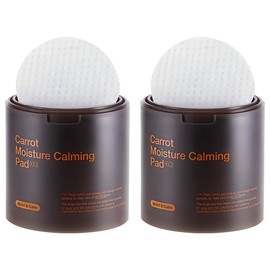 Mediheal Carrot Moisture Soothing Pads 250ml, 60 pads, 2 packs / 메디힐 당근 수분 진정 패드 250ml, 60매입, 2개
