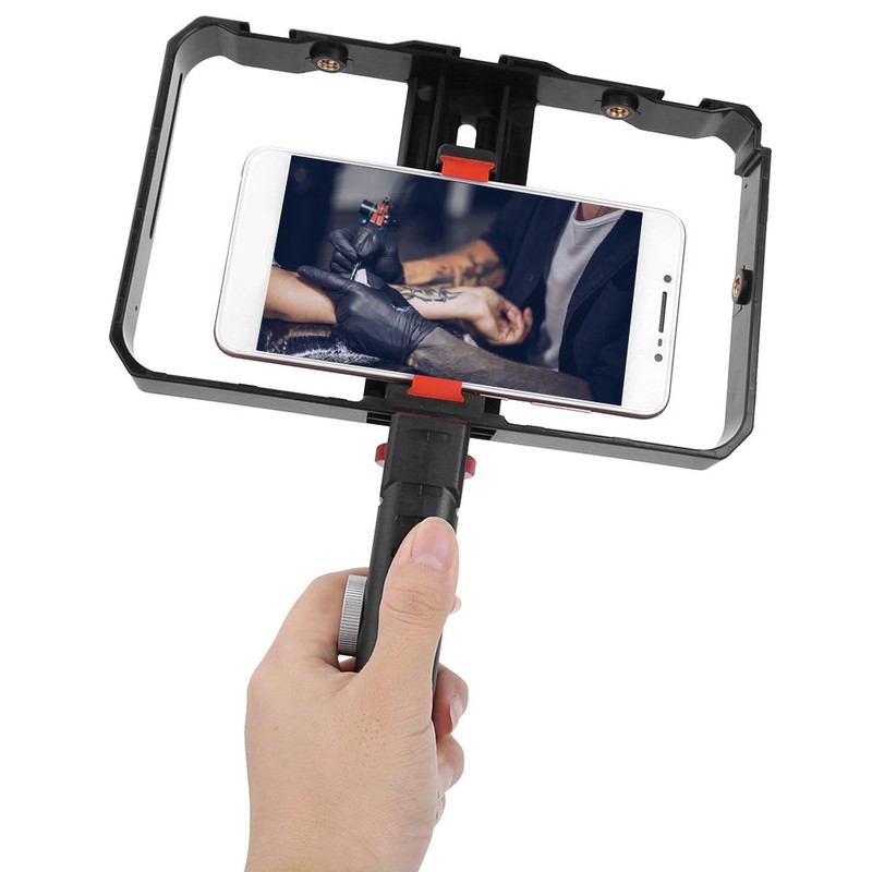 Universal Mobile Phone Handheld Cage Phone Stabilizer Live Shooting Follow