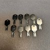 10 166 Forklift Ignition Key Fits Clark Yale Hyster Komatsu