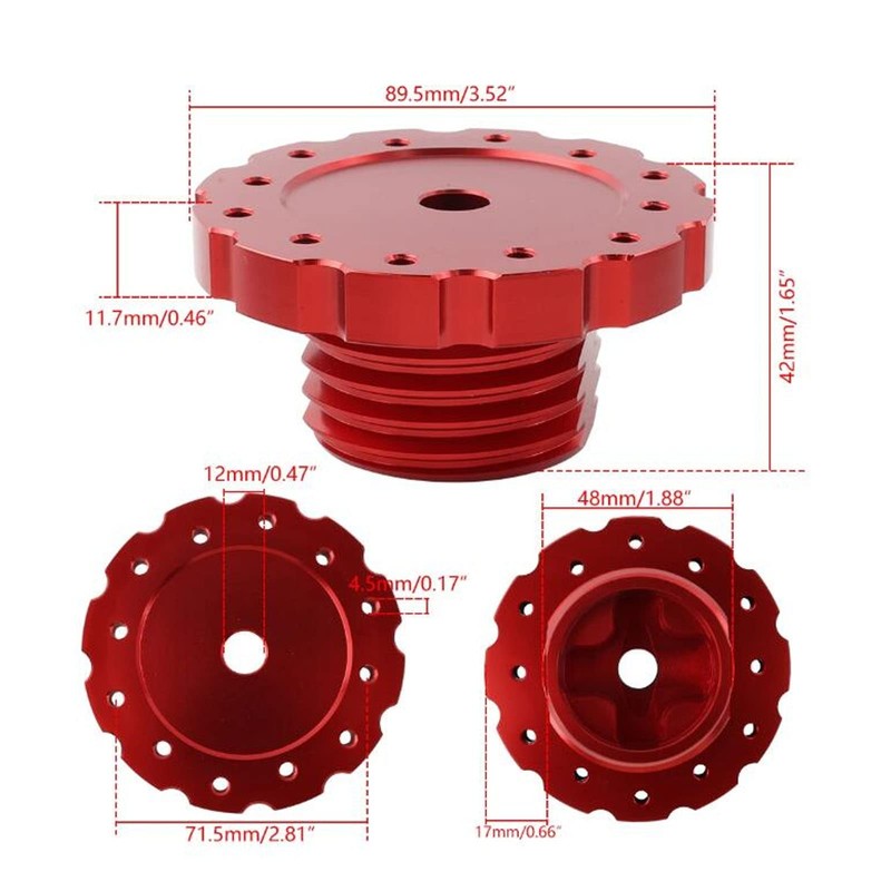 Gugxiom Game Steering Wheel Adapter Aluminium Steering Wheel Adapter Quick