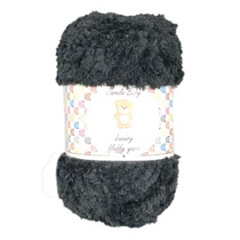 Zarela Baby Luxury Fluffy Yarn Wool 50g (20 Black)