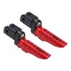 Motorcycle Front Footrests Aluminium Alloy Anti Slip Replacement for MV