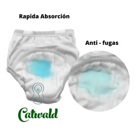 3 Pañales Calzones Ecológico Entrenador De Tela Oferta