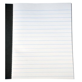 School Smart Skip-A-Line Ruled Composition Book, Grade 1, Green, 48 Pages