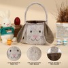 THOVSMOON THOVSMOON Easter Bunny Basket,Cute Easter Bucket Bags with Rabbit