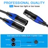 Seefeful XLR Splitter Cable, 1 XLR Female to 2 Male