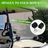 HECASA Tinted Windshield Compatible with 2000.5-Up Club Car DS Golf