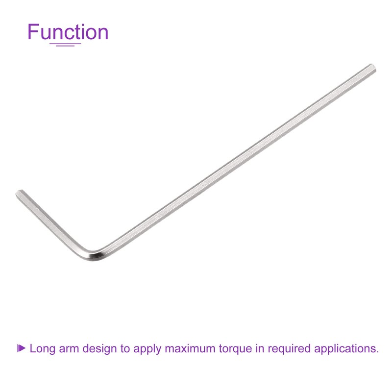 DMiotech 6 Pack 1.3mm Hex Key Wrench, L Shaped Arm