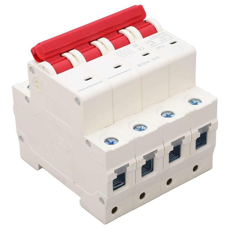 4P Miniature Circuit Breaker DIN Rail Mounting Overload Protection Switch