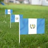 Anley Guatemala Mini Flag 12 Pack - Hand Held Small
