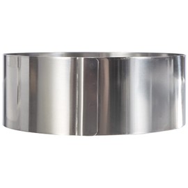 Ibili Pastry Ring 12x4,5 cm of Stainless Steel, Silver, 12 x 4.5 cm