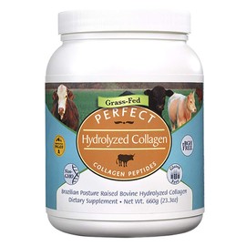 Perfect Supplements Perfect Supplements C Perfect Hydrolyzed Collagen Powder C 660g C All Natural Collagen - Brazilian Pasture Raised - Promotes Healthy Skin C 2 Pack