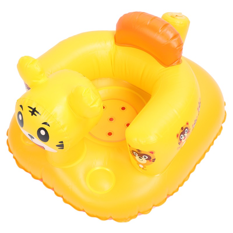 Inflatable Toddler Chair Cartoon Animal Skin Friendly PVC Soft High