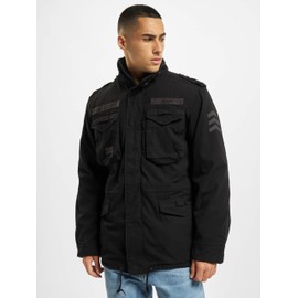 Brandit Men's M-65 Classic Field Jacket, Black - Premium, 5X-Large