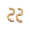 Olive-G Simple Stylish Wooden Rings Magnetic Curtain Tassels Curtain Rings