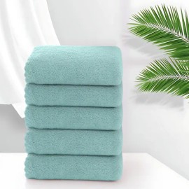 Juego De Toallas Faciales De Terciopelo, Suaves Y Absorbente