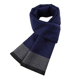 Ueither Men's Soft and Cosy Tartan Check Scarf Long Warm Lightweight Winter Scarf Scarves (180cm x 30cm, Color 35)