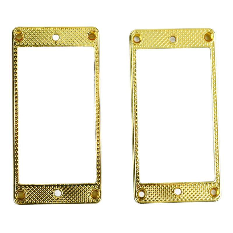 2PCS Guitar Pickup Frame Metal Bridge and Neck Pickups Cover