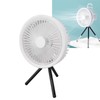 Tripod Stand Fan USB Rechargeable Retractable Portable Camping Fan Hanging