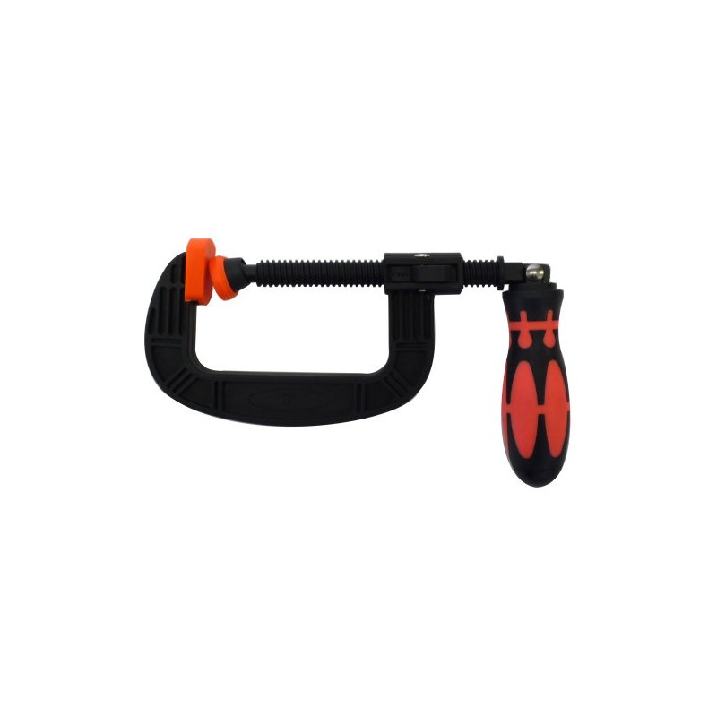 GREATTOOL ARKLAND Sakamoto C-Shaped Handle Clamp, Mouth Opening 3.0 inches