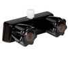 Autokemat 4" RV Shower Valve Diverter Faucet Black