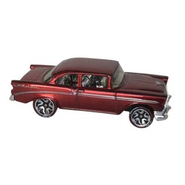 Hot Wheels id Uniquely Identifiable Vehicles Red 56 Chevy Bel Air