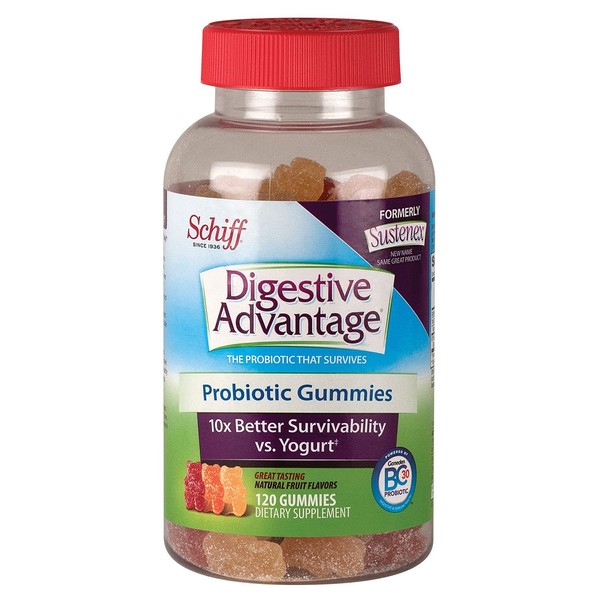 Schiff Sustenex Probiotic Gummies, 240 Gummies