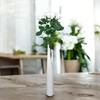 GlasArt Flower Vase Pure White Slim White Simple Elegant 30-50