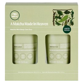 Tea Tree Matcha Mint Body Care Duo, Body Scrub + Body Butter, For All Skin Types, Especially Dry Skin
