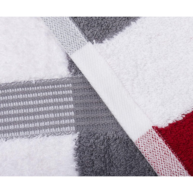 Gözze - New York Striped Bath Towel, Soft and Absorbent,