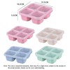 5 Pack Bento Lunch Boxes, 4 Compartment Containers, Divided Snack