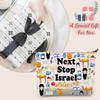 JXGZSO Israel Trip Gift Next Stop Israel Cosmetic Bag Traveler