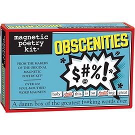 Magnetic Poetry - Obscenities Kit - Words for Refrigerator - Write Poems and Letters on the Fridge - For Ages 18 and Up - Made in the USA