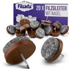 Filzada® 20 x Felt Glides Nail – Diameter 24 mm
