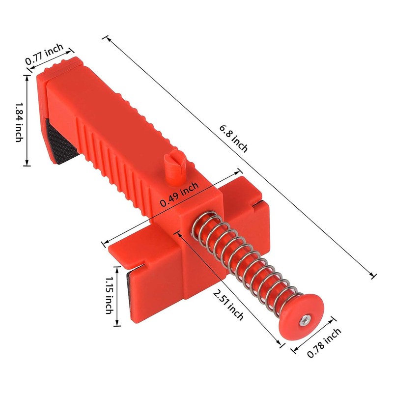 4pcs 3.5-4.7 Inch Brick Line Clips Line Runners，Brick Liners Runner