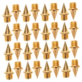 BESPORTBLE 50pcs High Traction Replacement Spikes for Sprinting Jumping Slip Shoe Studs for Competitive Events and Training