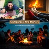 Dextreme Fire Starter (120 PCS) Natural Fire Starters for Campfire,