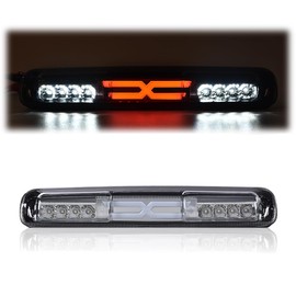 GRAND ORANGE LED 3rd Brake Light Compatible with 1999-2006 Chevy Silverado & GMC Sierra 1500 2500 3500 & HD Models/ 2007 Chevy Silverado Classic Third Tail Brake Light Cargo Lamp