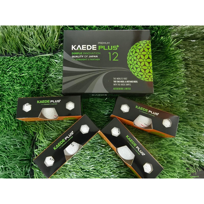 KAEDE PLUS Urethane Cover, Golf Balls, 1 Dozen Soft Distance