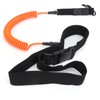 Surfboard Leash TPU Heliciform Comfortable HighElastic Surfing Safety Traction Rope(Orange