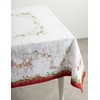 Maison d' Hermine Christmas Tradition 100% Cotton Tablecloth Kitchen Dining