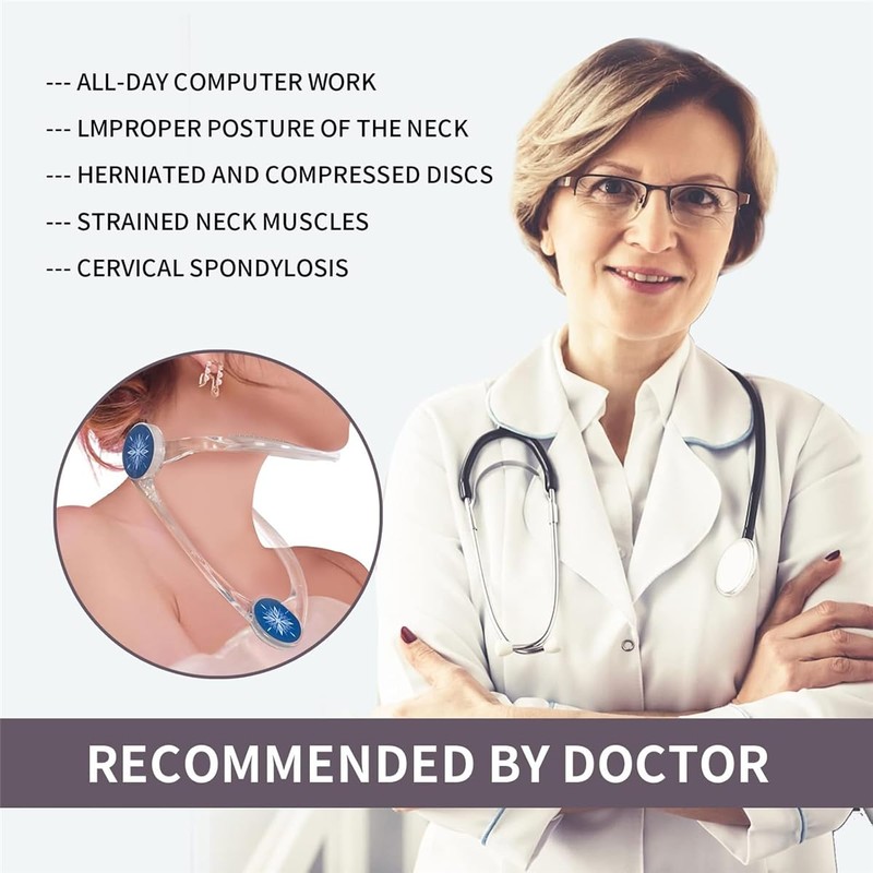 seaNpem Neck Brace, Neck Support wtih 360°Adjustable Soft Chin Support,