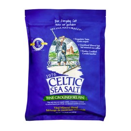 Celtic Sea Salt Fine Ground – Natural Mineral Salt, Sustainably Harvested, GMP Certified, Lab Tested – Baking, Cooking, Seasoning, Everyday Use – 5 lb Resealable Bag