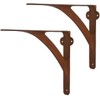 [Set of 2] Shelf Brackets for 8", 10", 12" Shelves