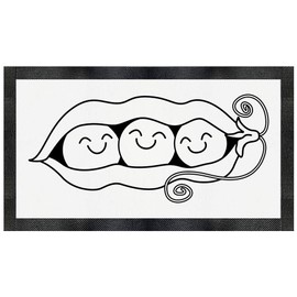 'Happy Peapod' Pet Feeding Mat (PM00011022)