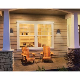 Westinghouse Lighting 6203400 Orson One-Light LED Outdoor Wall Fixture, Oil Rubbed Bronze Finish with Clear Prismatic Lens