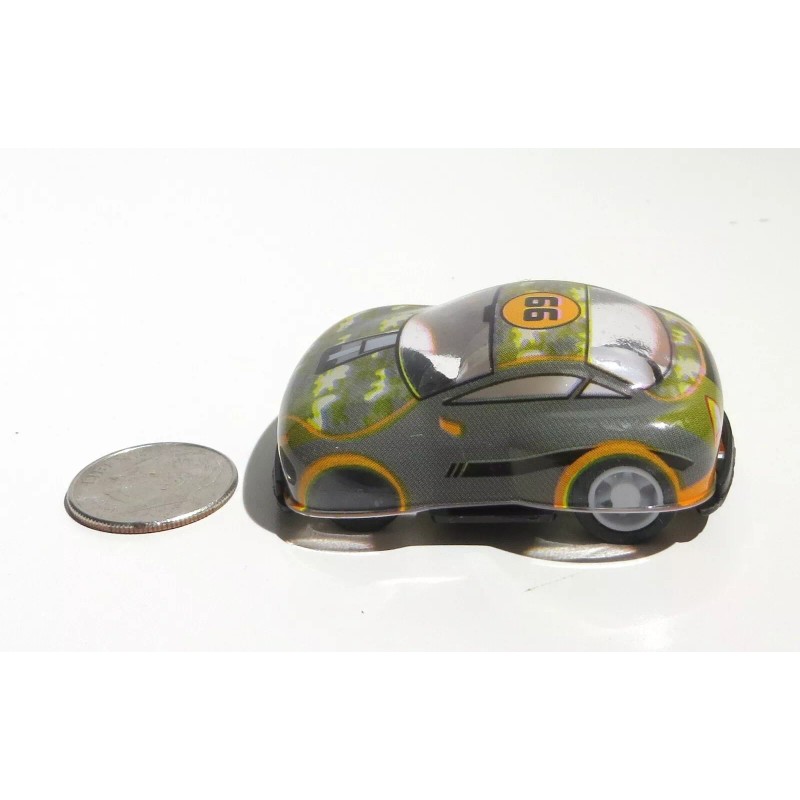 AA One Dozen Plastic Pullback Racers 1.75 Inches Long -