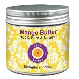 Deve Herbes Mango Butter (Mangifera indica) Natural Therapeutic Grade 50gm (1.76oz)