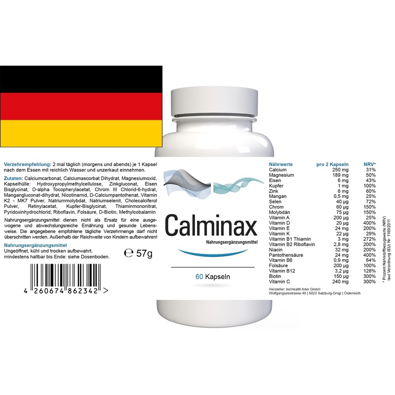 Calminax - 60 capsules