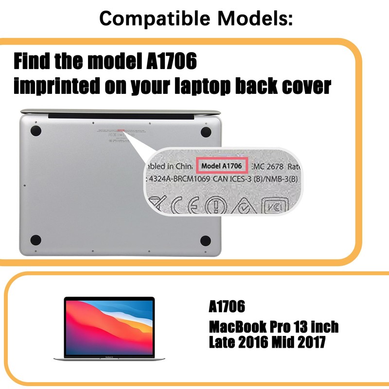 Tinkerpal A1819 A1706 Laptop Battery Compatible with MacBook Pro 13